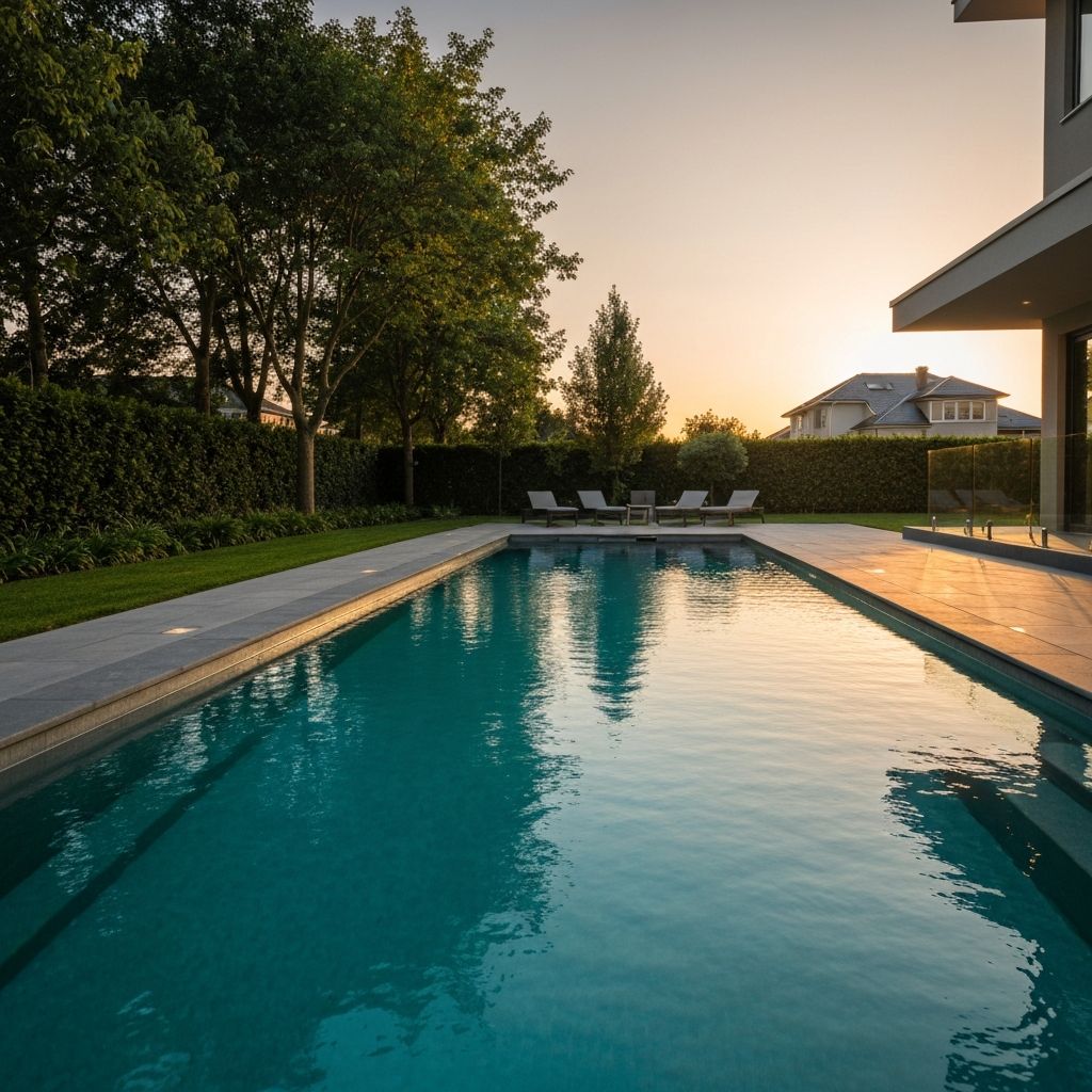 Композитный бассейн для коттеджа