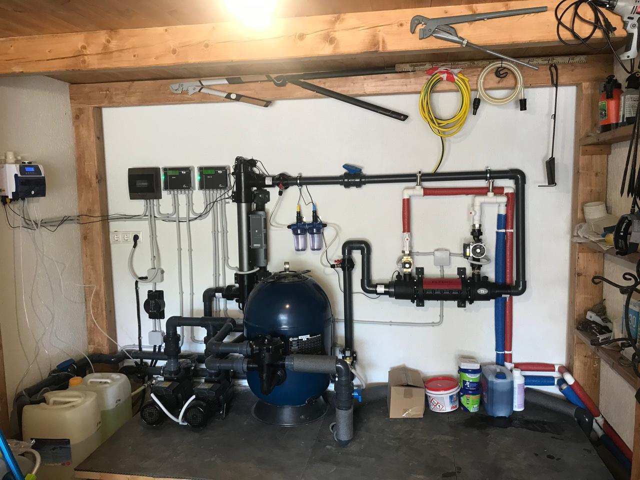 Процесс установки композитного бассейна 2